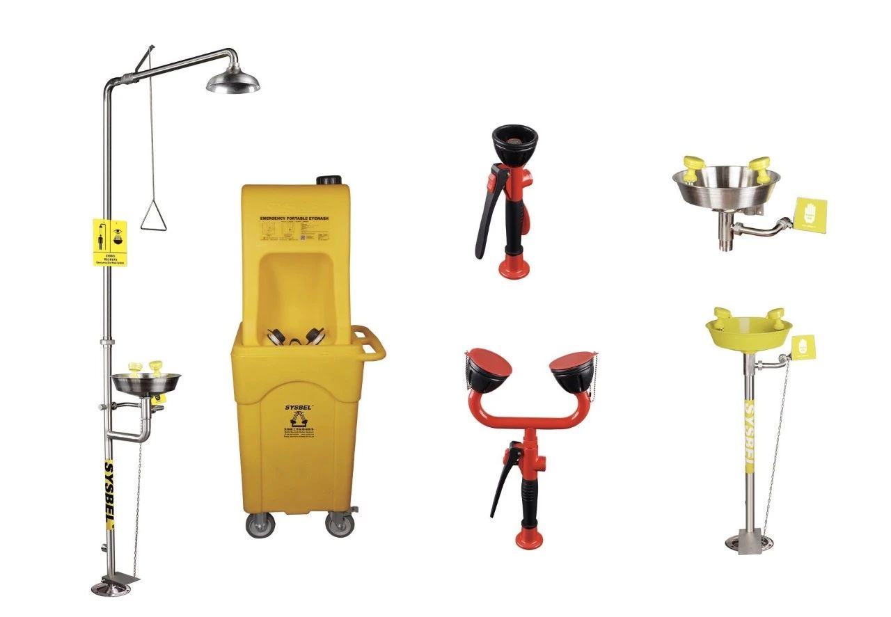 Station de lavage oculaire d'urgence