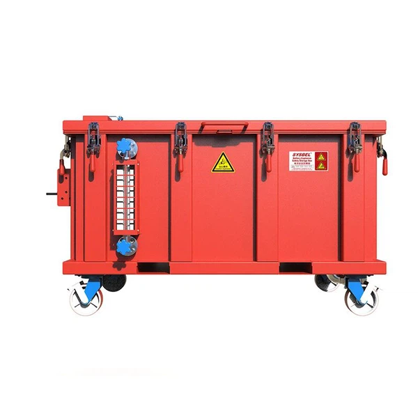 Explosion-Proof Battery Safety Box – Integrated pressure relief and liquid level monitoring system. Explosion-Proof Battery Safety Box – Integrated pressure relief and liquid level monitoring system.