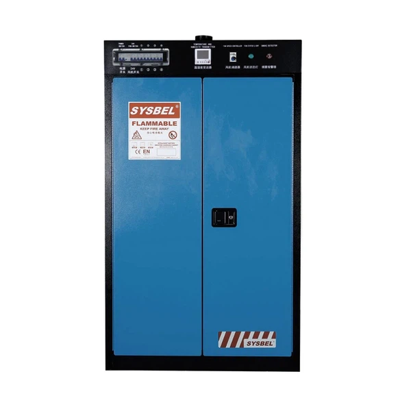 Intelligent Charging Cabinet – Variable-speed ventilation, anti-surge sockets, and smoke detection alarm. Intelligent Charging Cabinet – Variable-speed ventilation, anti-surge sockets, and smoke detection alarm.